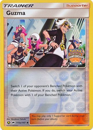 Guzma (115a/147) (Regional Championship Promo Staff) [Sun & Moon: Burning Shadows] - Duel Kingdom