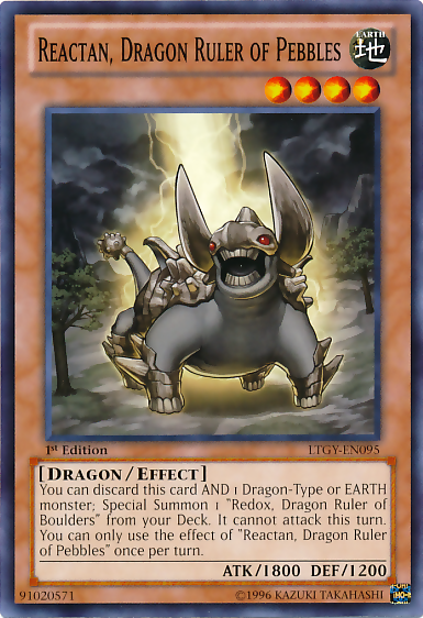 Reactan, Dragon Ruler of Pebbles [LTGY-EN095] Common - Duel Kingdom