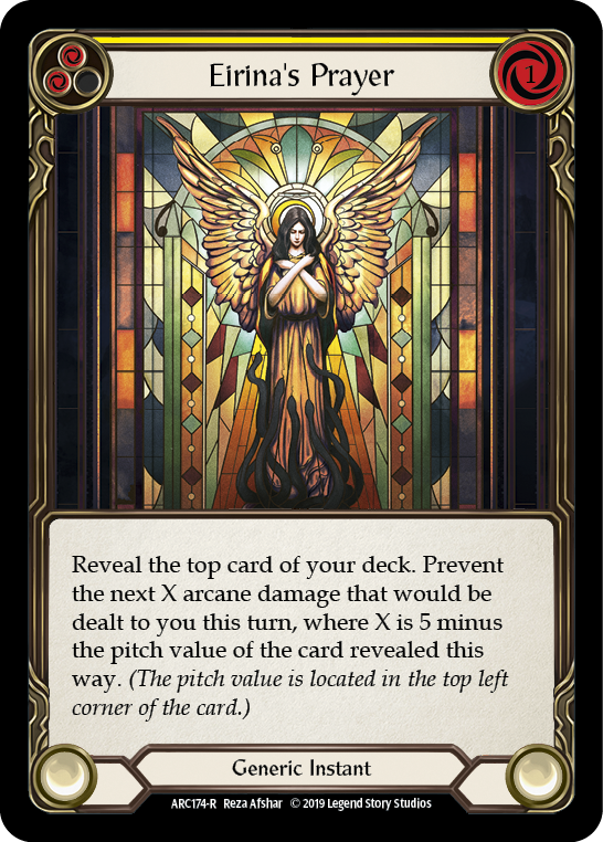 Eirina's Prayer (Yellow) [ARC174-R] 1st Edition Normal - Duel Kingdom