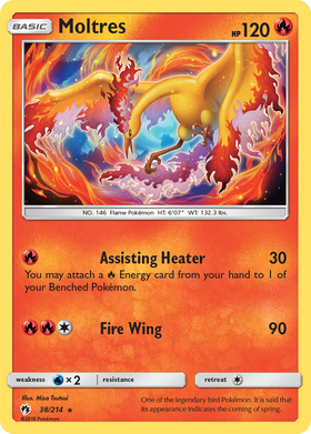Moltres (38/214) [Sun & Moon: Lost Thunder] - Duel Kingdom