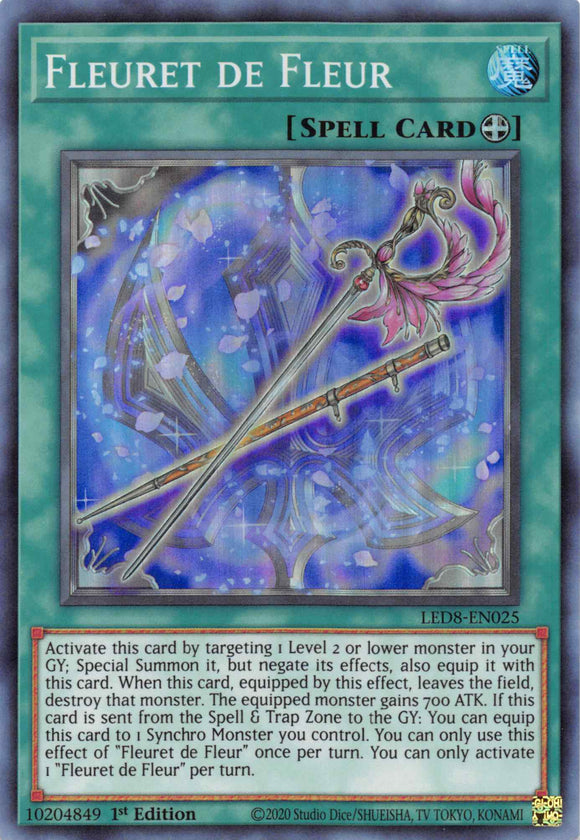 Fleuret de Fleur [LED8-EN025] Super Rare - Duel Kingdom