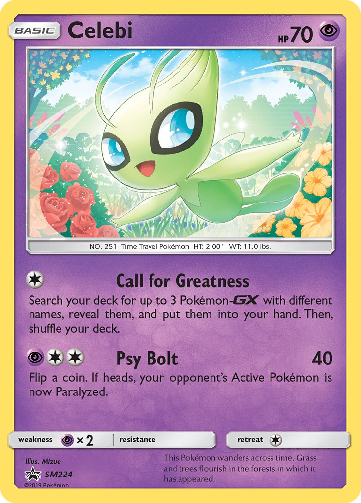 Celebi (SM224) [Sun & Moon: Black Star Promos] - Duel Kingdom