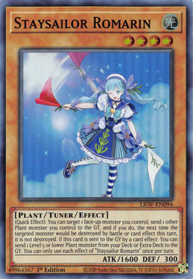 Staysailor Romarin [LIOV-EN094] Super Rare - Duel Kingdom
