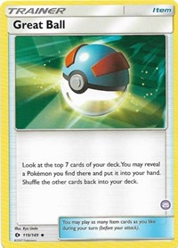 Great Ball (25) (Alolan Sandslash Half-Deck) [Sun & Moon: Trainer Kit - Alolan Sandslash & Alolan Ninetales] - Duel Kingdom