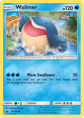 Wailmer (39/168) [Sun & Moon: Celestial Storm] - Duel Kingdom