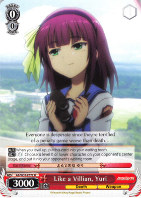 Like a Villian, Yuri (AB/W31-E072 U) [Angel Beats! Re:Edit]