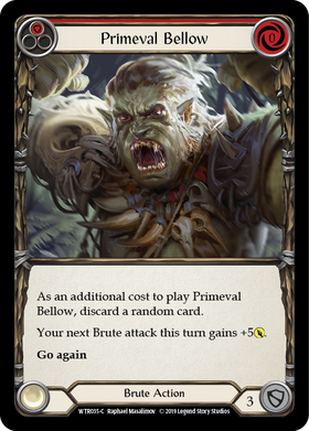 Primeval Bellow (Red) [WTR035-C] Alpha Print Normal - Duel Kingdom
