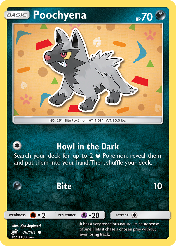 Poochyena (86/181) [Sun & Moon: Team Up] - Duel Kingdom
