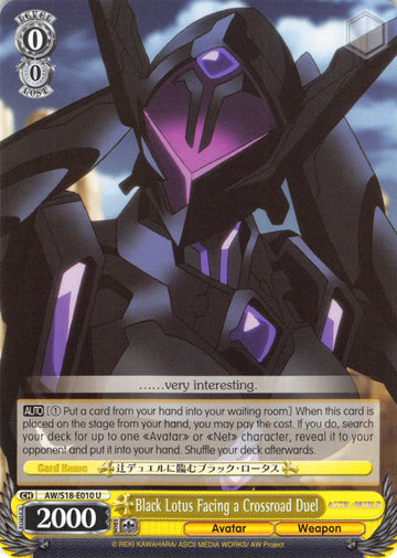 Black Lotus Facing a Crossroad Duel (AW/S18-E010 U) [Accel World]