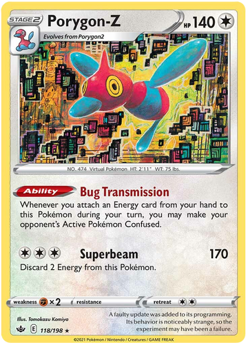 Porygon-Z (118/198) [Sword & Shield: Chilling Reign] - Duel Kingdom