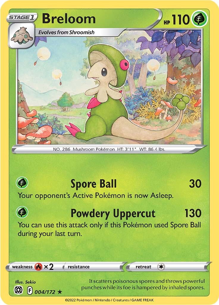 Breloom (004/172) [Sword & Shield: Brilliant Stars] - Duel Kingdom