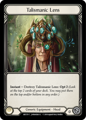 Talismanic Lens [ARC151-C] 1st Edition Normal - Duel Kingdom