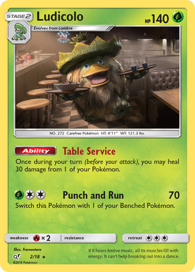 Ludicolo [Detective Pikachu] - Duel Kingdom