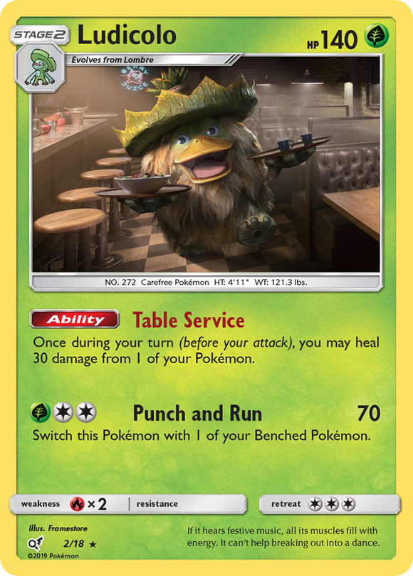 Ludicolo [Detective Pikachu] - Duel Kingdom