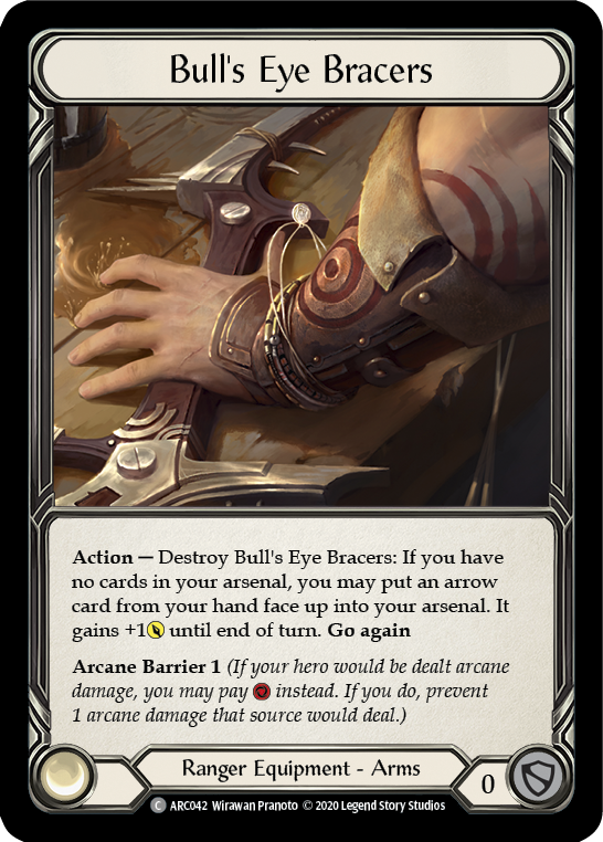 Bull's Eye Bracers [ARC042] Unlimited Normal - Duel Kingdom