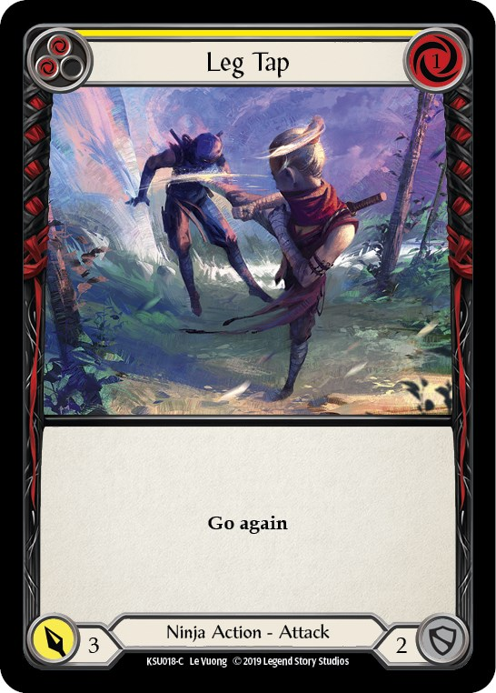 Leg Tap (Yellow) [KSU018-C] 1st Edition Normal - Duel Kingdom