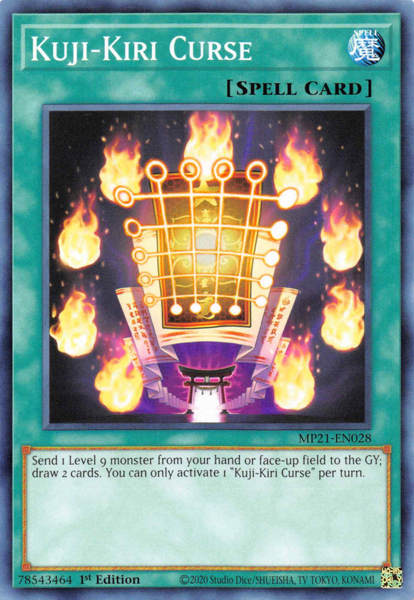 Kuji-Kiri Curse [MP21-EN028] Common - Duel Kingdom