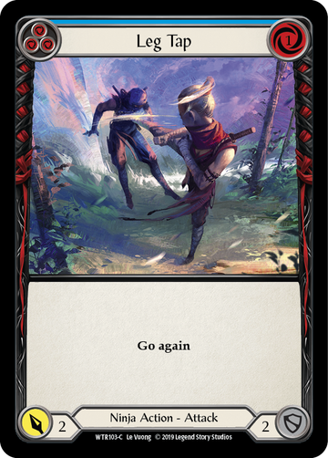 Leg Tap (Blue) [WTR103-C] Alpha Print Normal - Duel Kingdom