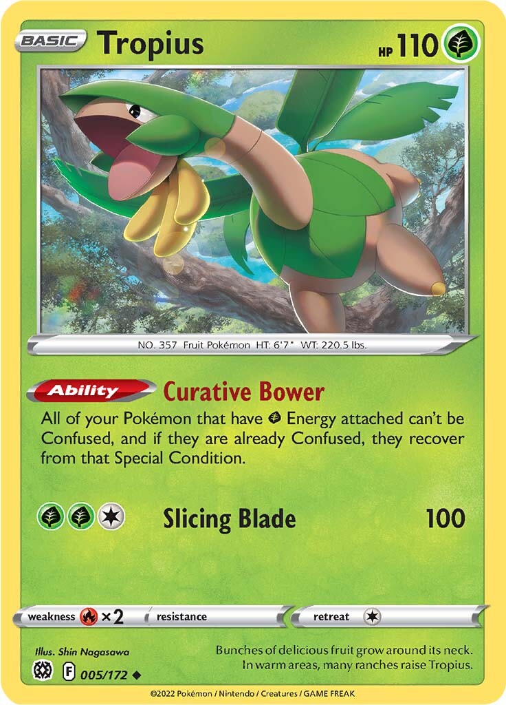 Tropius (005/172) [Sword & Shield: Brilliant Stars] - Duel Kingdom