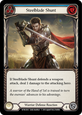 Steelblade Shunt (Blue) [WTR128-R] Alpha Print Normal - Duel Kingdom