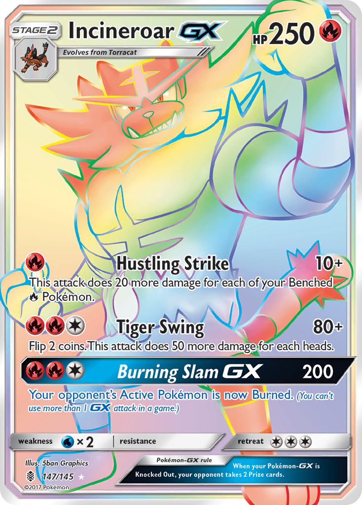 Incineroar GX (147/145) [Sun & Moon: Guardians Rising] - Duel Kingdom