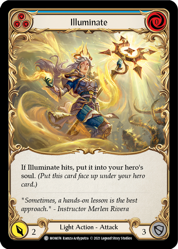 Illuminate (Blue) [MON074] 1st Edition Normal - Duel Kingdom