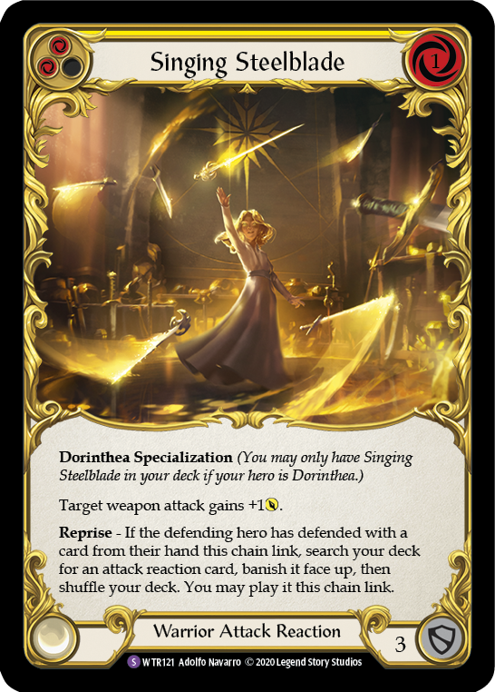 Singing Steelblade [WTR121] Unlimited Rainbow Foil - Duel Kingdom