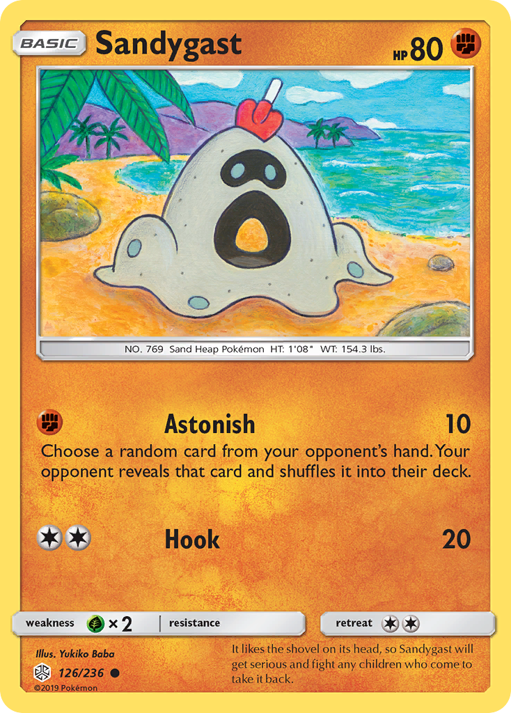 Sandygast (126/236) [Sun & Moon: Cosmic Eclipse] - Duel Kingdom