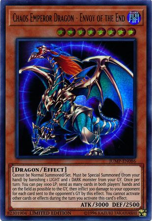 Chaos Emperor Dragon - Envoy of the End [JUMP-EN086] Ultra Rare - Duel Kingdom