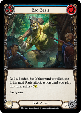 Bad Beats (Blue) [EVR016] 1st Edition Normal - Duel Kingdom