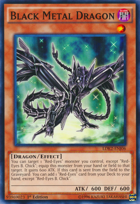 Black Metal Dragon [LDK2-ENJ06] Common - Duel Kingdom
