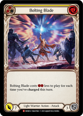 Bolting Blade (Rainbow Foil) [MON032-RF] 1st Edition Rainbow Foil - Duel Kingdom