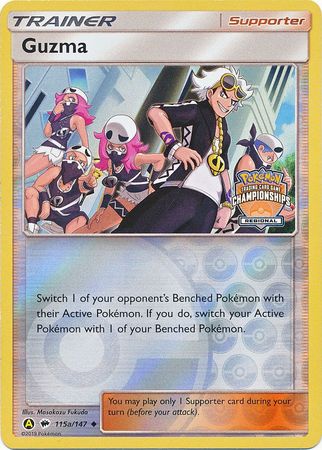 Guzma (115a/147) (Regional Championship Promo) [Sun & Moon: Burning Shadows] - Duel Kingdom