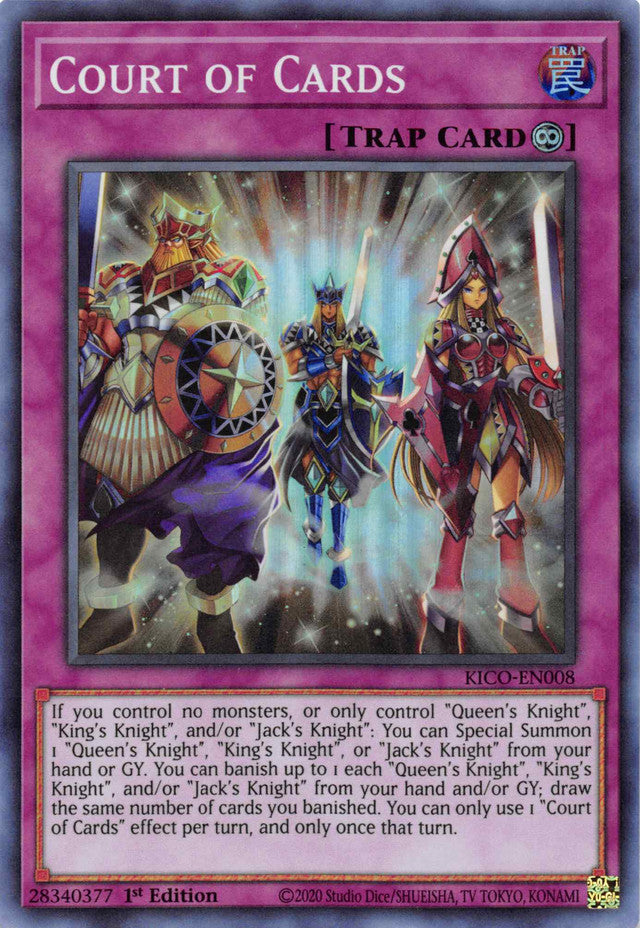 Court of Cards (Super Rare) [KICO-EN008] Super Rare - Duel Kingdom