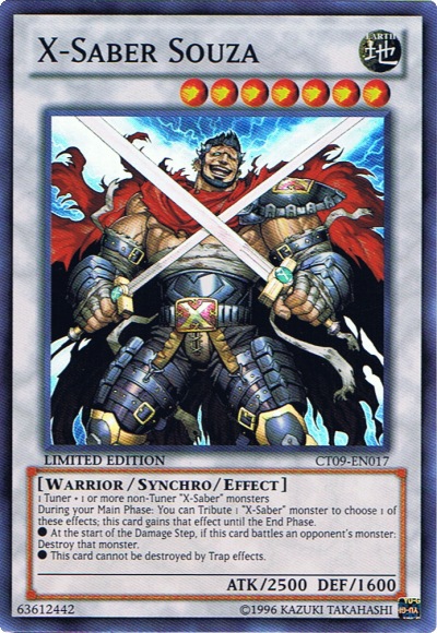X-Saber Souza [CT09-EN017] Super Rare - Duel Kingdom