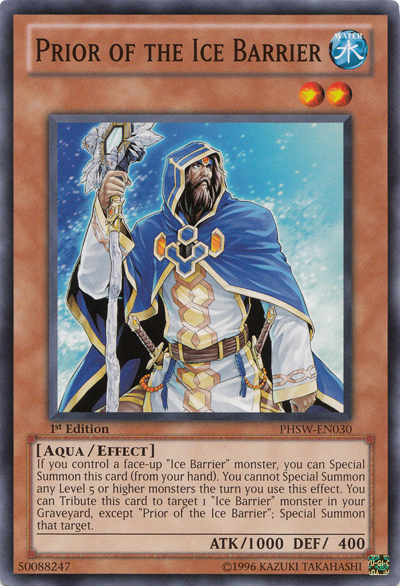 Prior of the Ice Barrier [PHSW-EN030] Common - Duel Kingdom