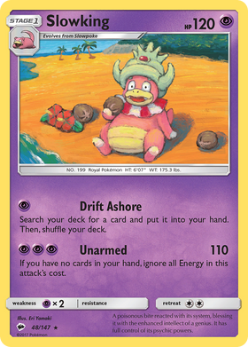 Slowking (48/147) [Sun & Moon: Burning Shadows] - Duel Kingdom