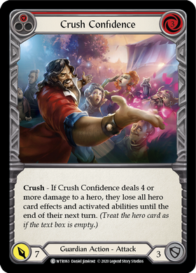 Crush Confidence (Red) [WTR063] Unlimited Normal - Duel Kingdom