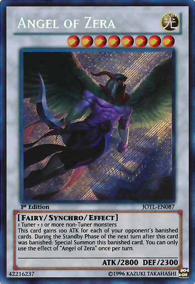 Angel of Zera [JOTL-EN087] Secret Rare - Duel Kingdom