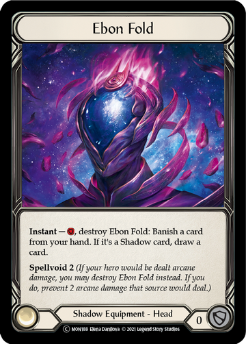 Ebon Fold (Rainbow Foil) [U-MON188-RF] Unlimited Rainbow Foil - Duel Kingdom