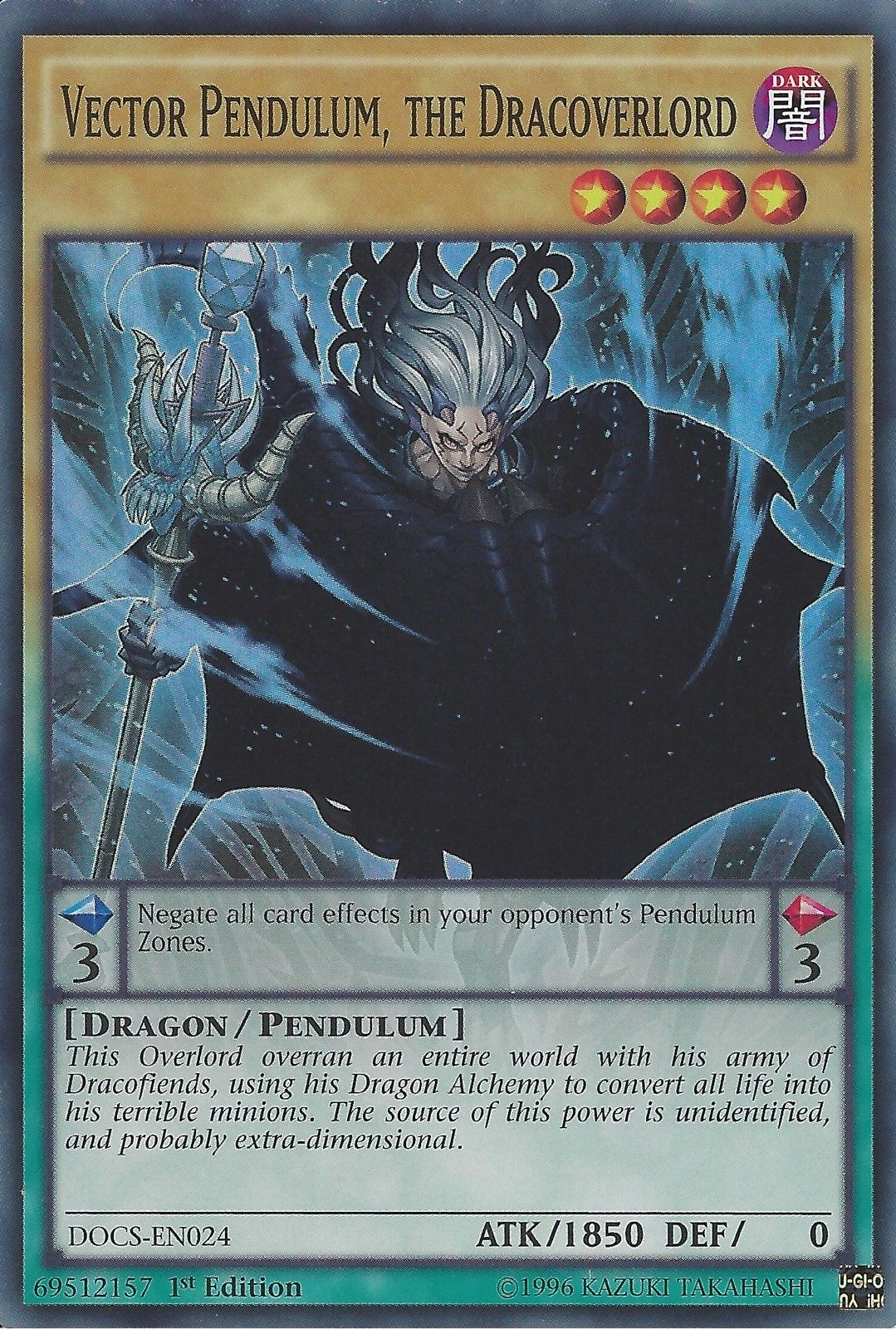 Vector Pendulum, the Dracoverlord [DOCS-EN024] Super Rare - Duel Kingdom