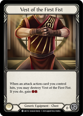 Vest of the First Fist [ARC152] Unlimited Rainbow Foil - Duel Kingdom