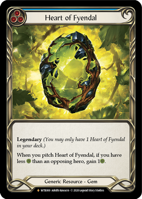 Heart of Fyendal [WTR000] Unlimited Rainbow Foil - Duel Kingdom