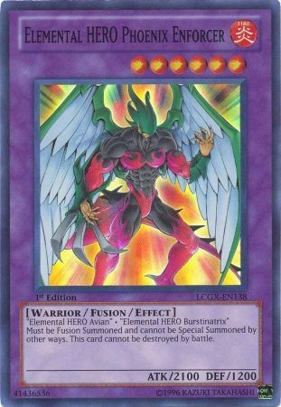 Elemental HERO Phoenix Enforcer [LCGX-EN138] Super Rare - Duel Kingdom
