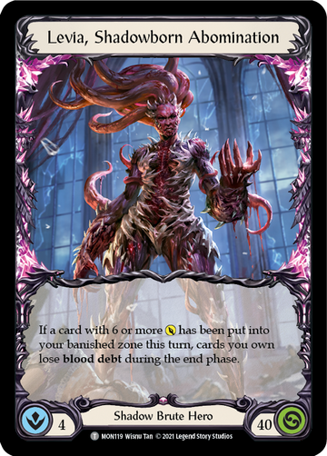 Levia, Shadowborn Abomination // Levia [MON119 // MON120] 1st Edition Normal - Duel Kingdom