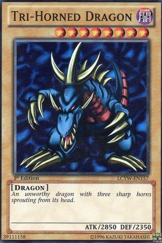 Tri-Horned Dragon [LCYW-EN157] Super Rare - Duel Kingdom