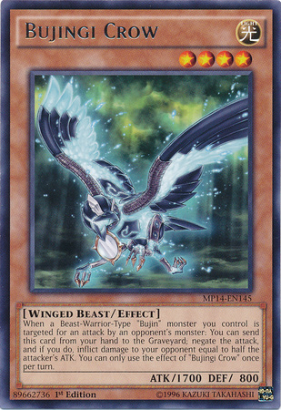 Bujingi Crow [MP14-EN145] Rare - Duel Kingdom