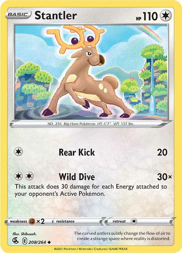 Stantler (208/264) [Sword & Shield: Fusion Strike] - Duel Kingdom
