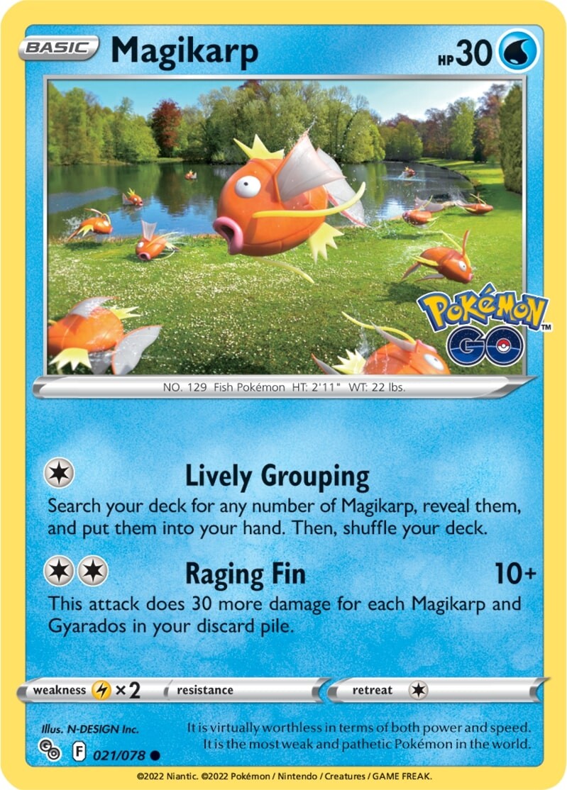 Magikarp (021/078) [Pokémon  GO]