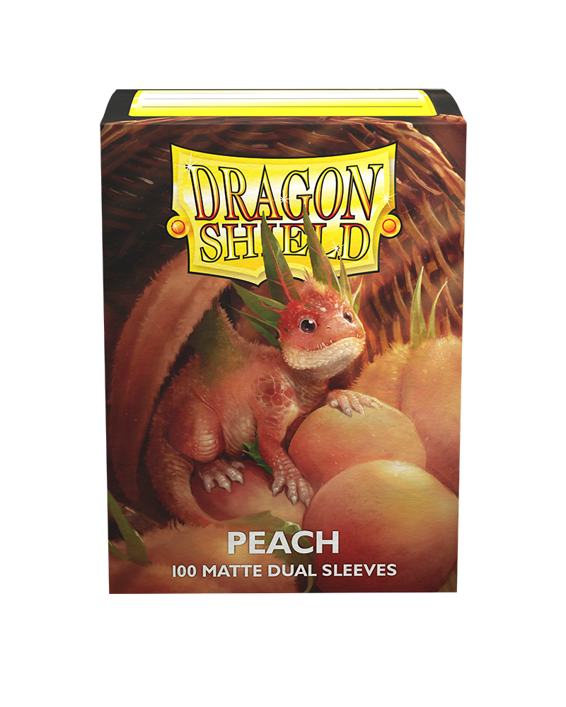 100ct Dual Matte Sleeves - Peach